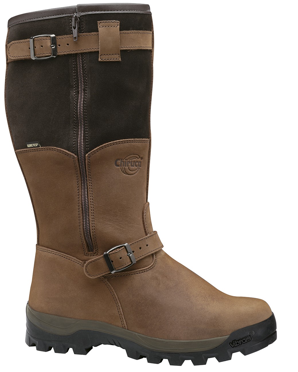 botte de chasse en cuir