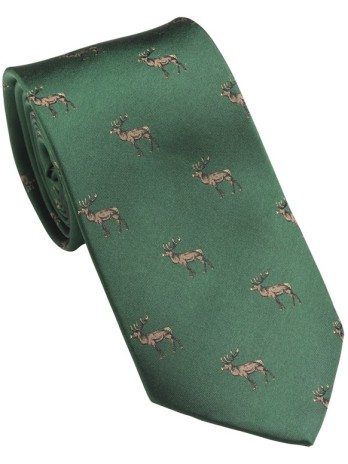 Cravate Laksen Cerf vert