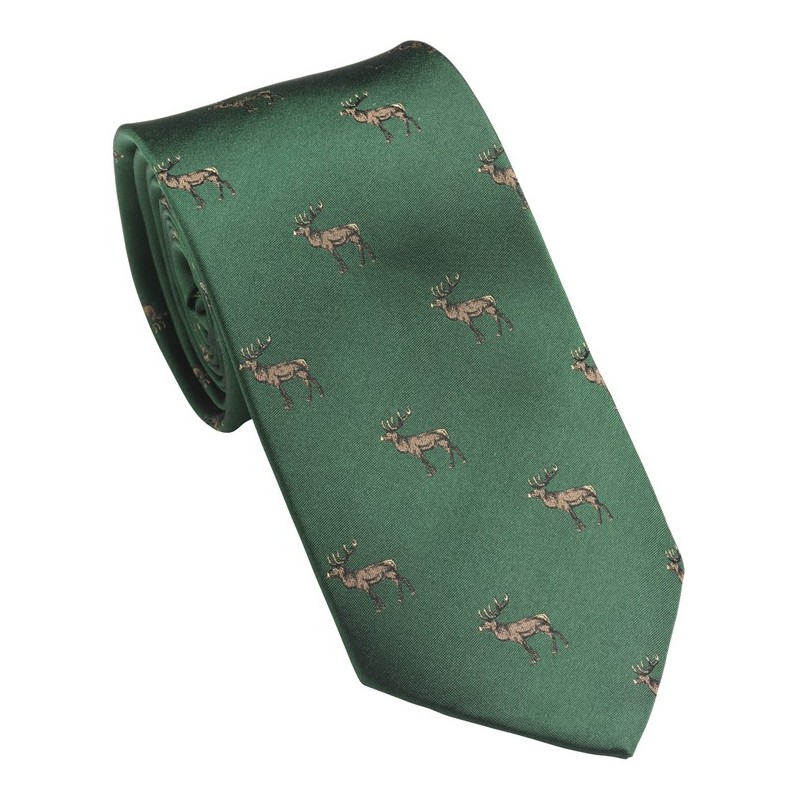 Cravate Laksen Cerf vert Cravate Laksen Cerf vert