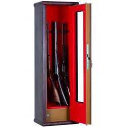 Coffre pour 8 armes vitrine Infac couleur bois
