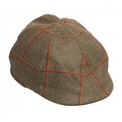 Casquette bombée en tweed...