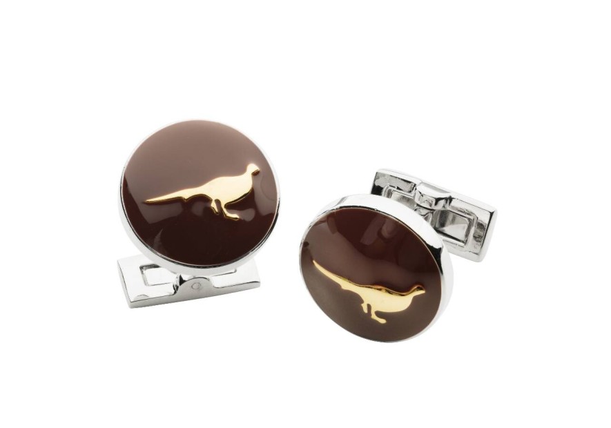 Boutons de manchettes faisan Laksen
