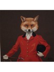 Coussin renard en veneur Lovergreen