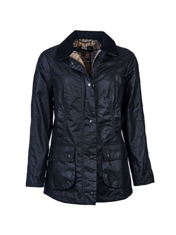 Veste huilée femme Barbour Beadnell bleu marine