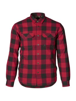 Chemise à carreaux rouge Seeland Canada