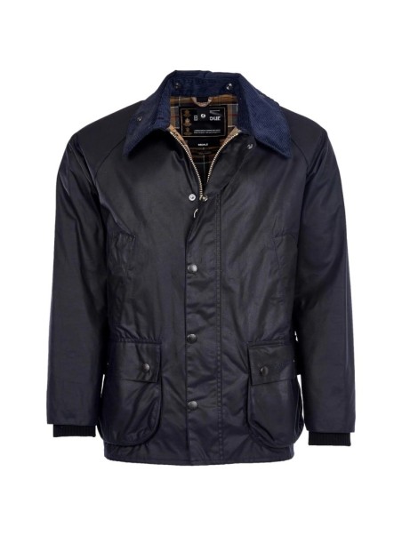 Veste huilée Barbour Bédale bleu navy