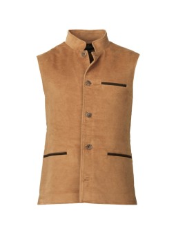 Gilet Laksen Belgravia Fife camel