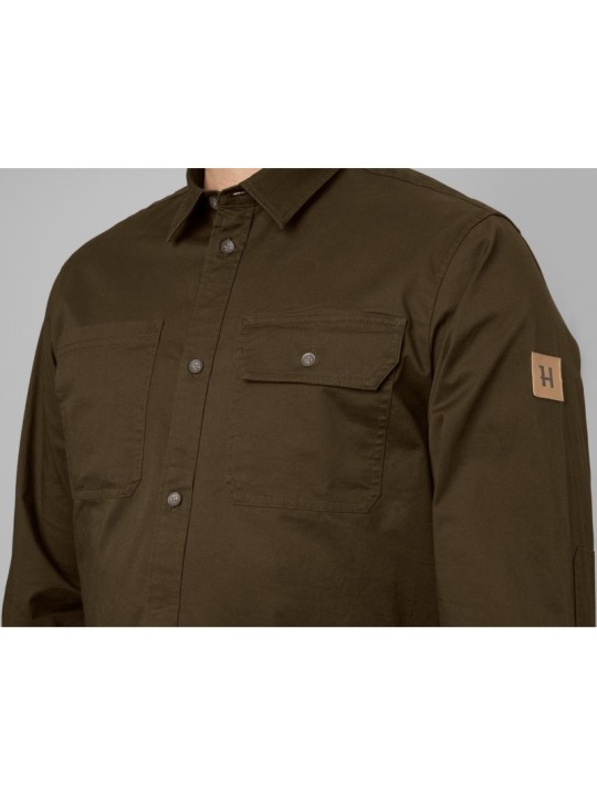 Chemise coton vert Härkila Trym