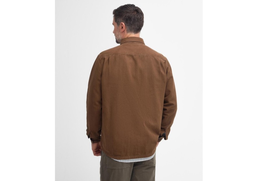 Surchemise Barbour Swindale dark sand