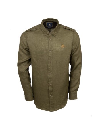 Chemise Rigby en lin vert