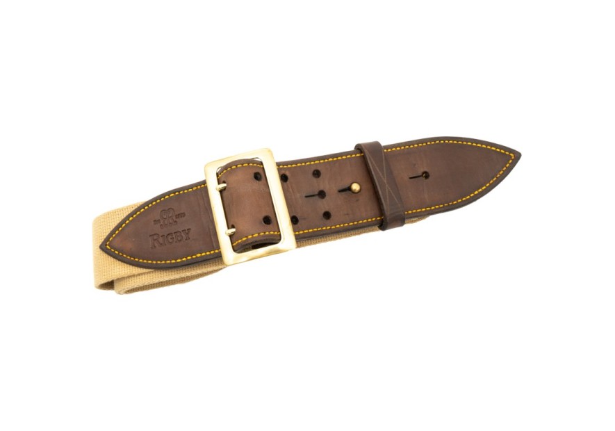 Ceinture de safari Rigby en toile et en cuir