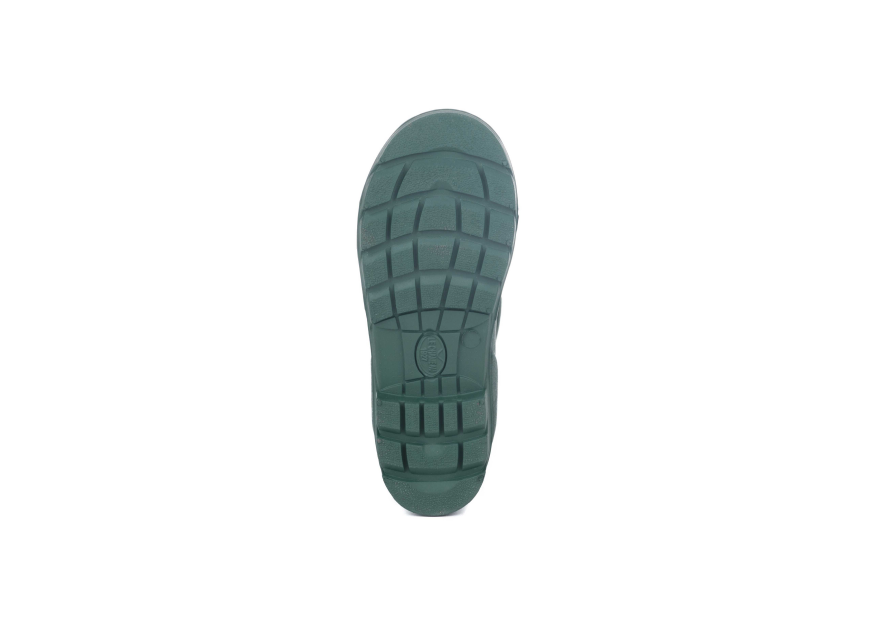 Bottes pour enfants Le Chameau Petite Aventure verte avec doublure en jersey