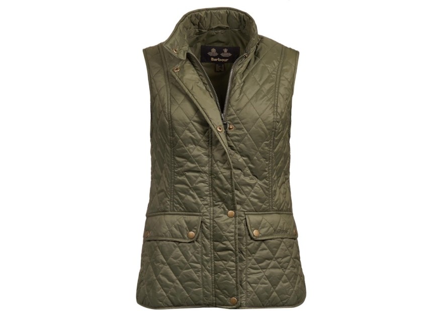 Gilet matelassé Otterburn olive  pour femme - Barbour