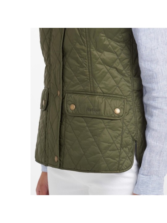 Gilet matelassé Otterburn olive  pour femme - Barbour