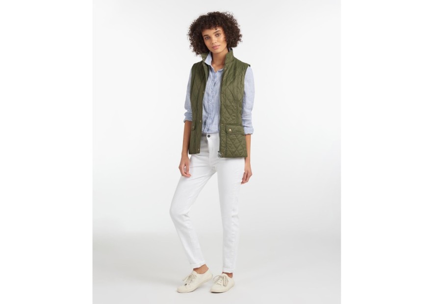 Gilet matelassé Otterburn olive  pour femme - Barbour
