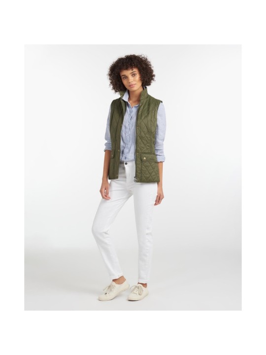 Gilet matelassé Otterburn olive  pour femme - Barbour