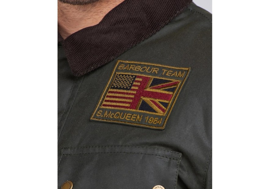 Blouson huilé Barbour International Workers