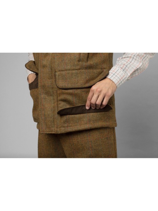 Gilet à col haut Kenmore Härkila marron