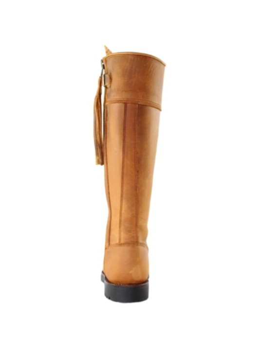 Bottes en Cuir Victoria Hastings Cognac