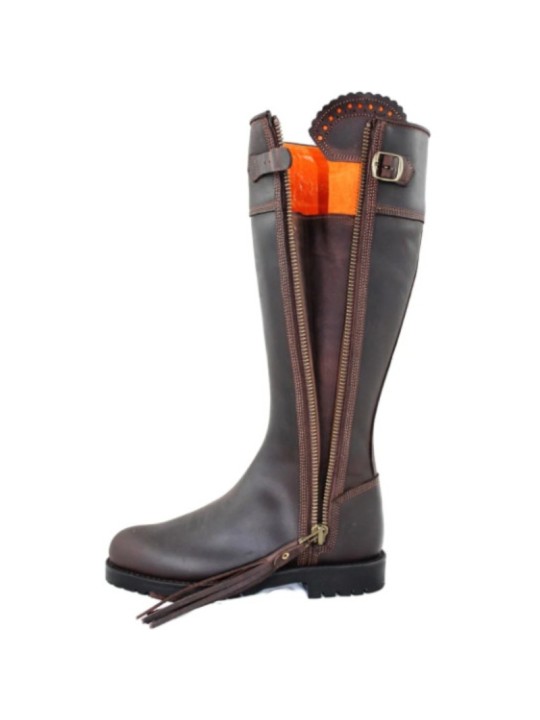 Bottes cuir Victoria Hastings Ebène