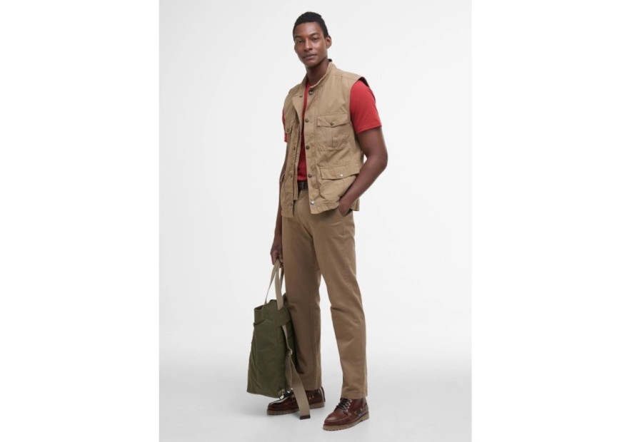 Gilet Casual Corbridge Barbour stone