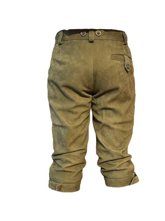 Knickers en cuir de buffle kaki
