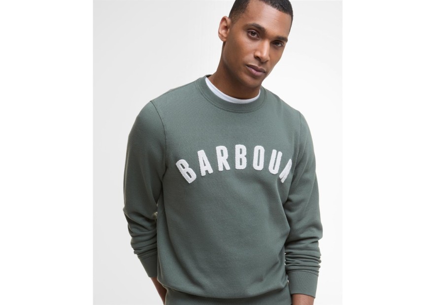 Sweat-shirt Barbour avec logo Preppy Thyme