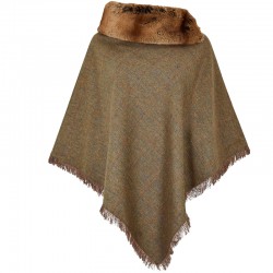 Poncho en tweed Dubarry...
