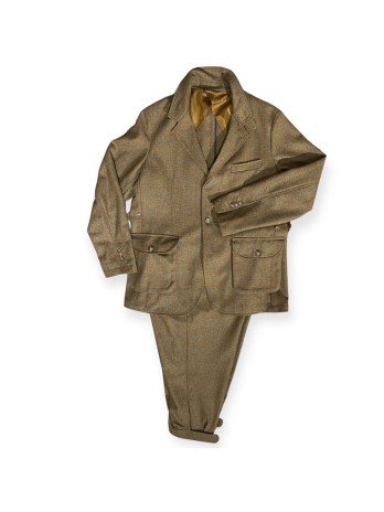 Costume de chasse en tweed...