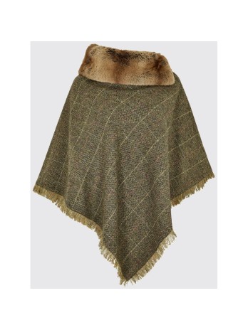 Poncho en tweed Dubarry...