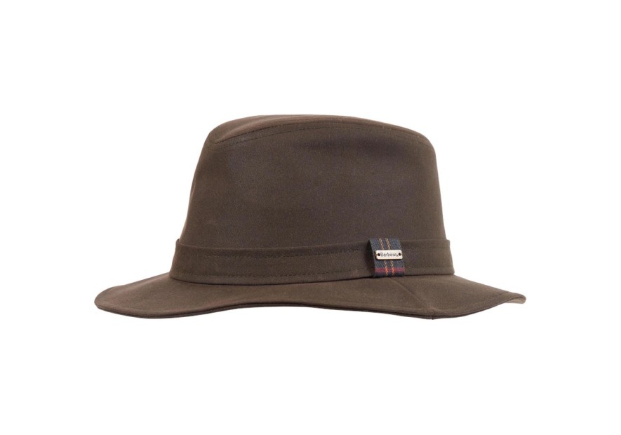 Chapeau ciré vintage Bushman olive - Barbour
