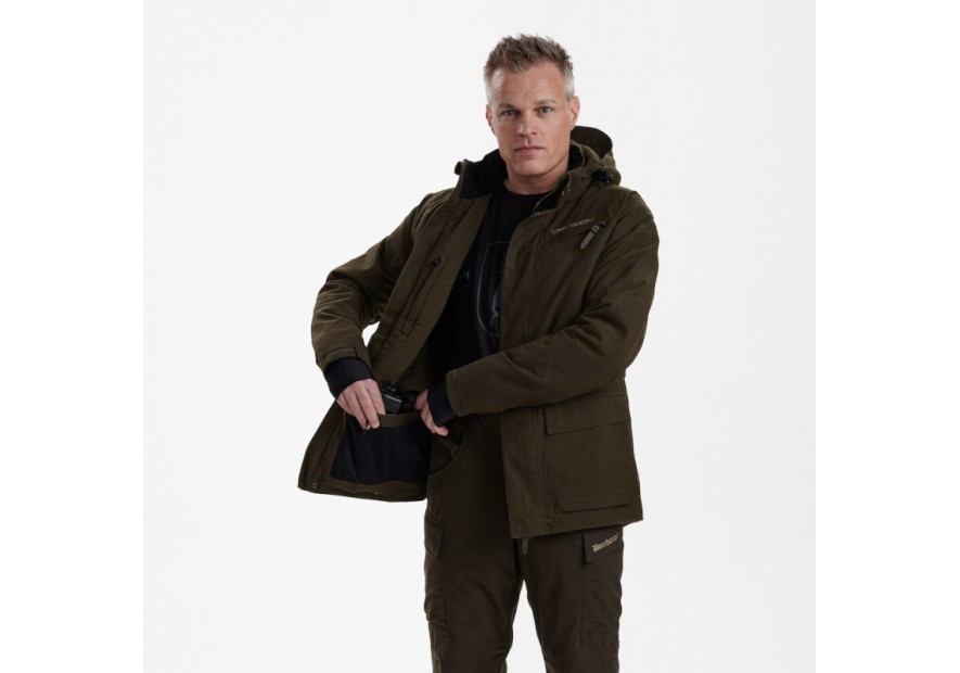 Veste poste chauffante Deerhunter Heat Game vert
