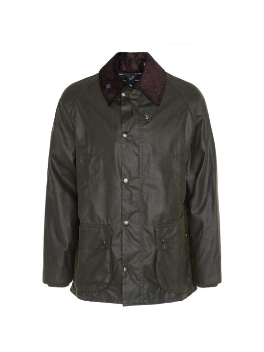 Veste huilée Barbour Bedale vert olive
