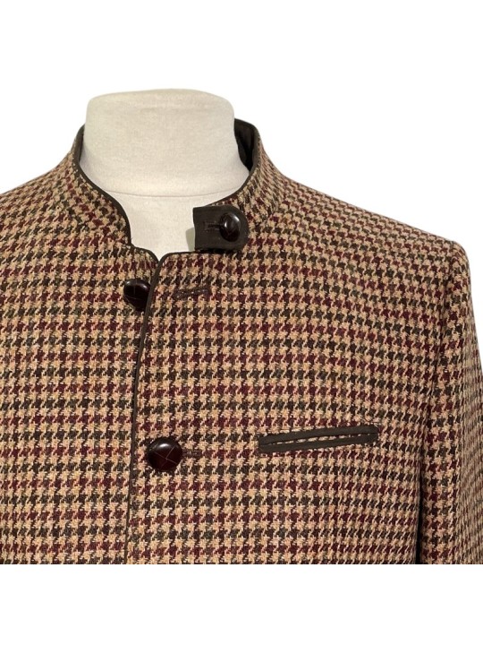 veste autrichienne pied de poule Steinbock