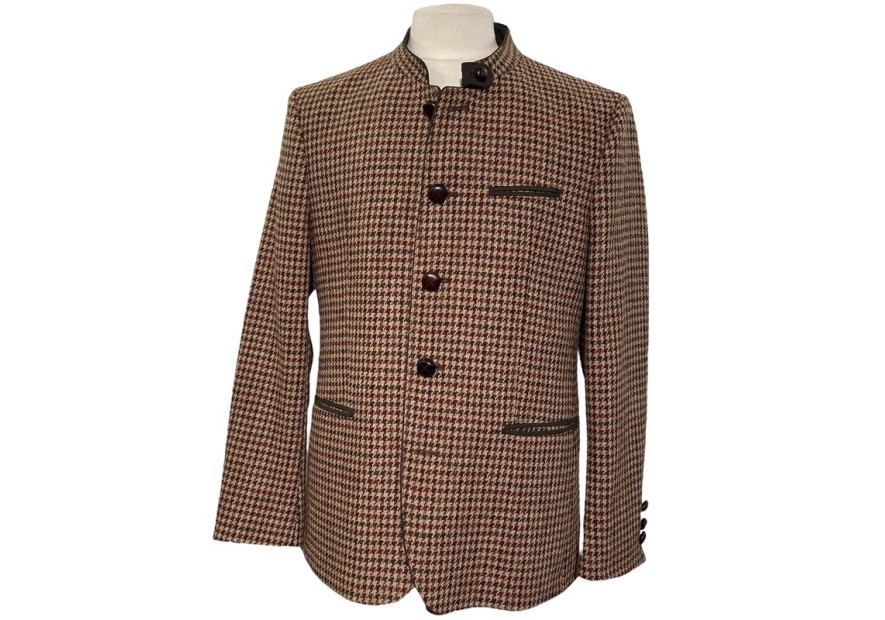 veste autrichienne pied de poule Steinbock