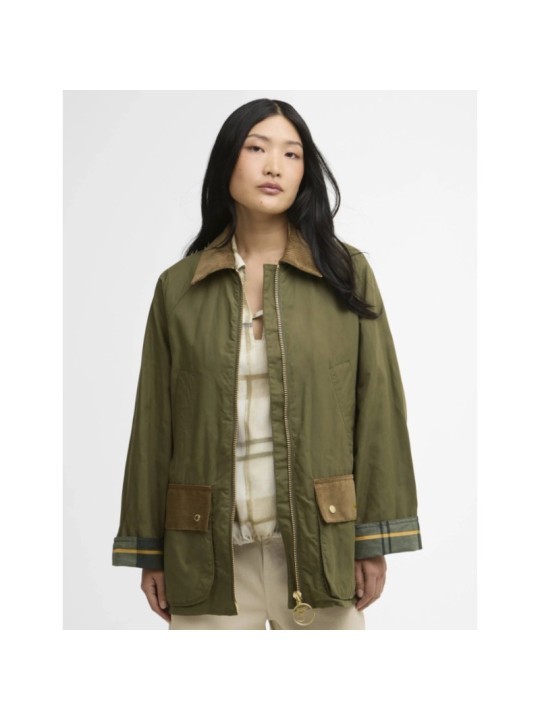 Veste femme Barbour Laneshaw Casual – Mi-saison en coton