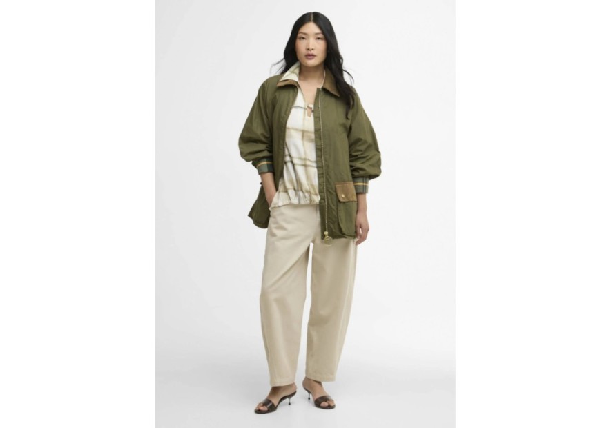 Veste femme Barbour Laneshaw Casual – Mi-saison en coton