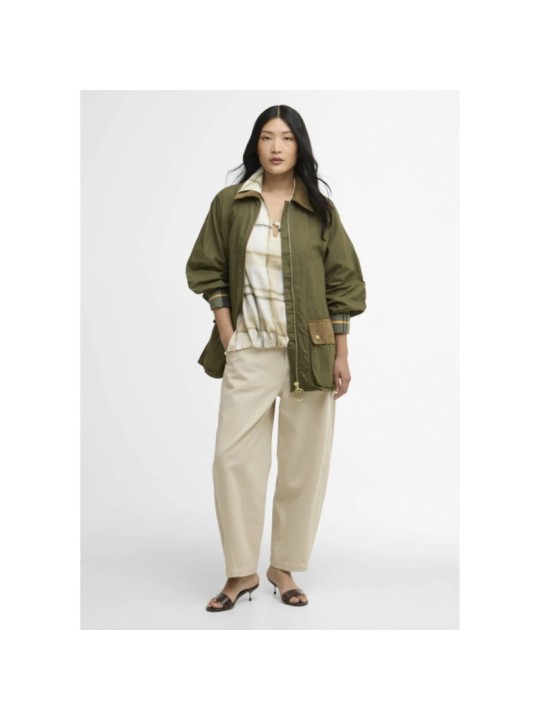 Veste femme Barbour Laneshaw Casual – Mi-saison en coton