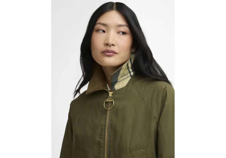 Veste femme Barbour Laneshaw Casual – Mi-saison en coton