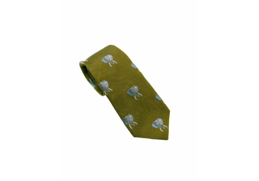 Cravate à motifs éléphants - Rigby