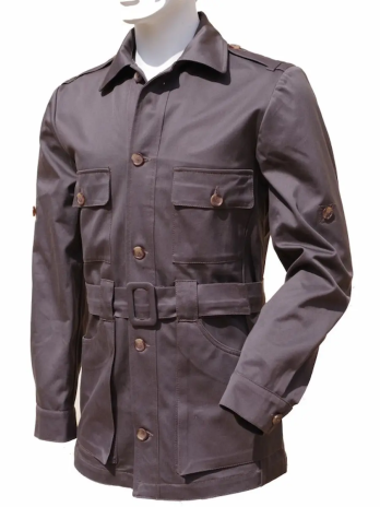 Veste saharienne verte - Almazan Paris