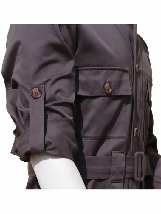Veste saharienne verte - Almazan Paris