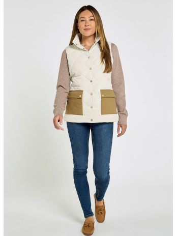 Gilet avec poches en coton ciré Clashmore - Dubarry