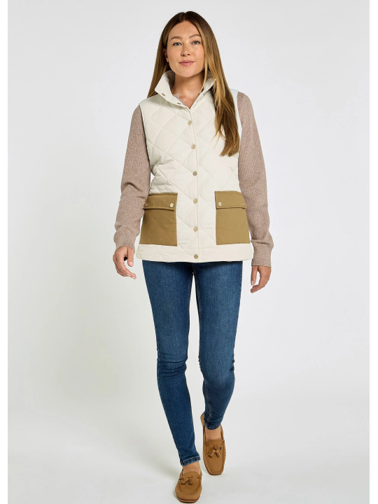 Gilet avec poches en coton ciré Clashmore - Dubarry