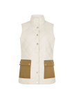 Gilet avec poches en coton ciré Clashmore - Dubarry