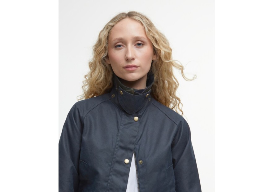 Veste huilée Acorn Navy femme -  Barbour