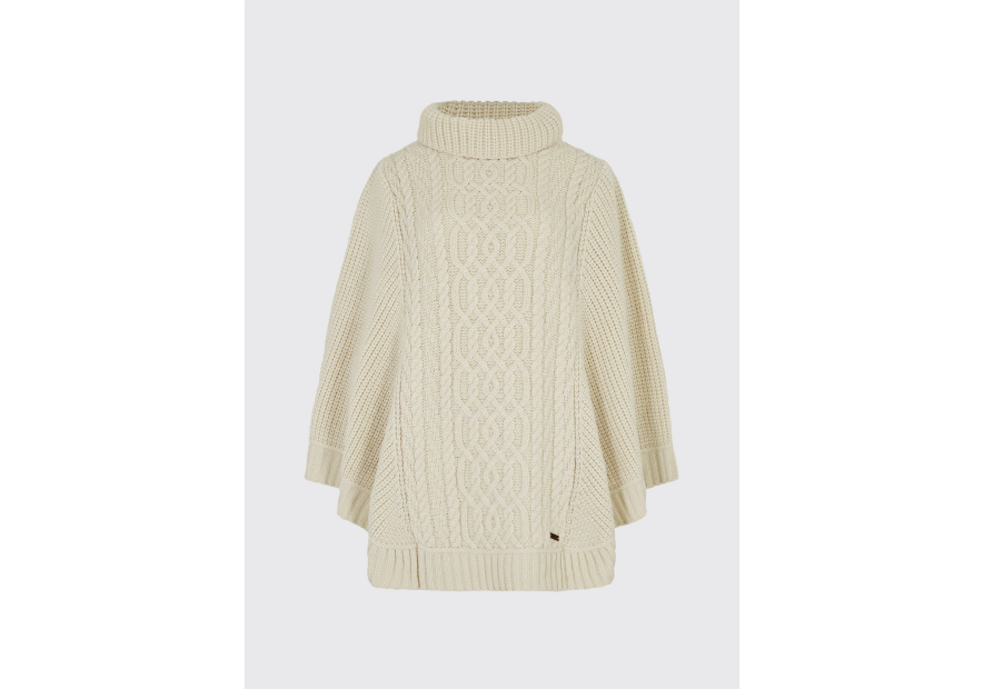 Poncho en laine Mérinos Kilronan - Dubarry