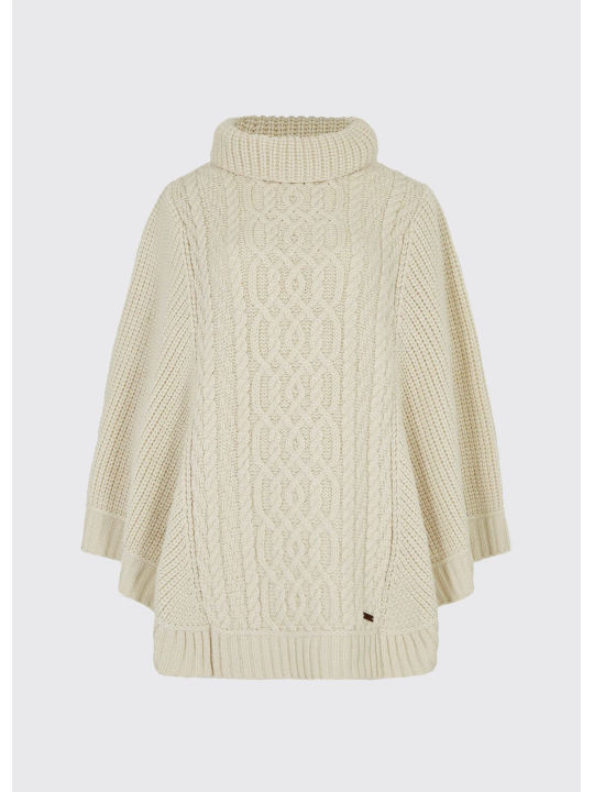 Poncho en laine Mérinos Kilronan - Dubarry