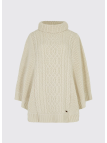 Poncho en laine Mérinos Kilronan - Dubarry