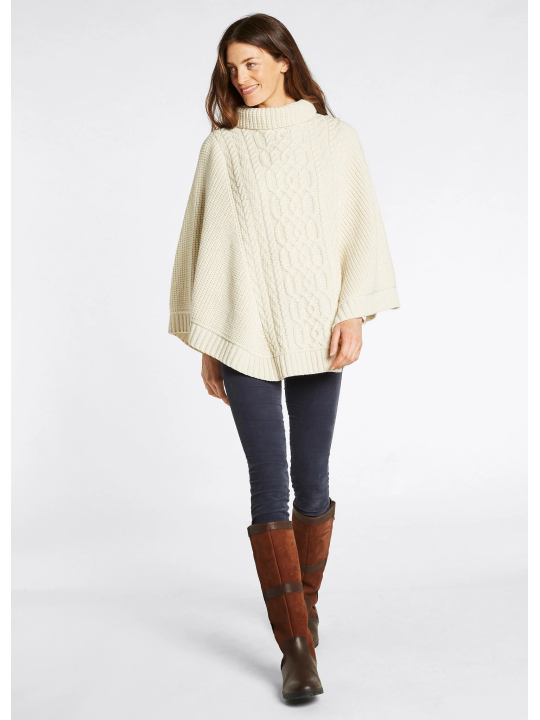 Poncho en laine Mérinos Kilronan - Dubarry